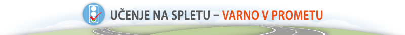 Učenje na spletu - varno v prometu